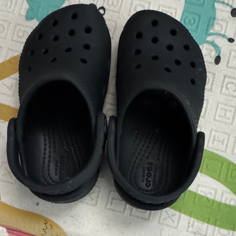 CROCS Kids Black Sandals